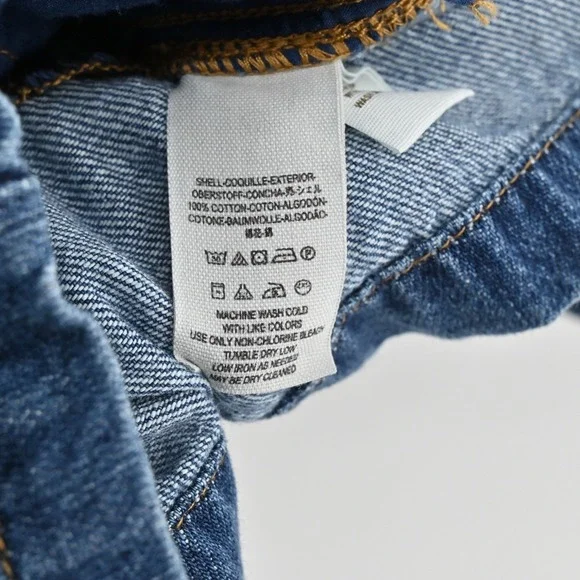 Free People Green River One-Piece Size 2 Denim Romper Boho Western Zip Up Belted - Picture 9 of 14